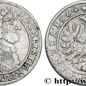 Offre Exclusive ALLEMAGNE - SILÉSIE - DUCHÉ DE LEGNICA-BRZEG 15 Kreuzer 1664 fwo_854704 Monde