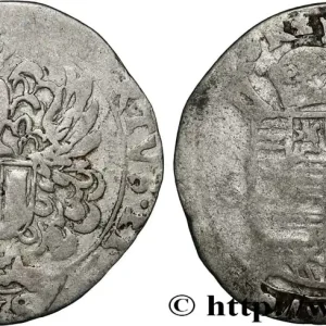 Prix Bas PAYS-BAS ESPAGNOLS - DUCHÉ DE BRABANT - ALBERT ET ISABELLE Escalin au paon 1621 Tournai fwo_856543 Monde