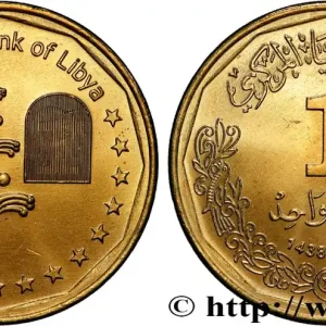 LIBYE 1 Dinar AH 1238 2017 fwo_519845 Monde Top Qualité