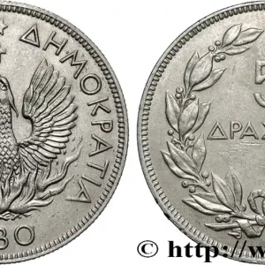GRÈCE 5 Drachmes Phénix 1930 fwo_747751 Monde Soldes