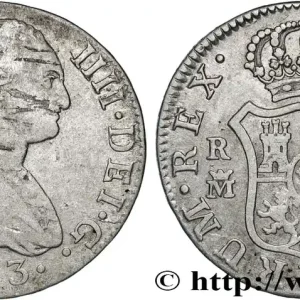 ESPAGNE 2 Reales Charles IV 1803 Madrid fwo_833610 Monde Must-Have