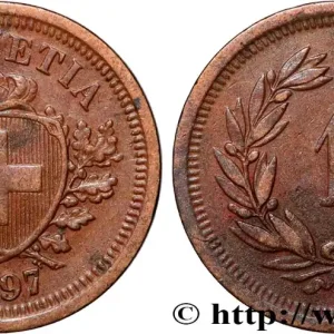 Usine Directe SUISSE 1 Centime (Rappen) 1897 Berne fwo_836136 Monde
