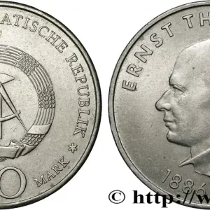 ALLEMAGNE RÉPUBLIQUE DÉMOCRATIQUE 20 Mark Ernst Thälmann 1971 Berlin fwo_839324 Monde Réduction