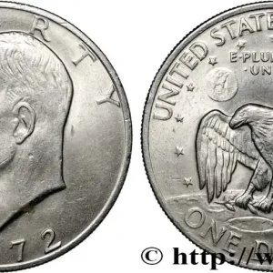 ÉTATS-UNIS D'AMÉRIQUE 1 Dollar Eisenhower 1972 Philadelphie fwo_839329 Monde Exclusif