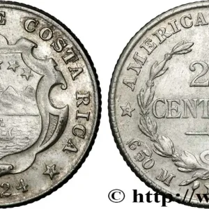 COSTA RICA 25 Centimos 1924 San José fwo_846481 Monde Premium