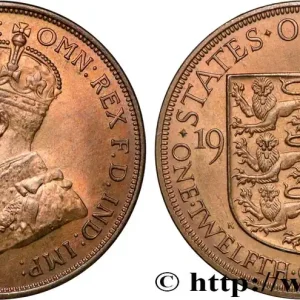 Expédié Aujourd’hui JERSEY 1/12 Shilling Georges V 1935 fwo_852029 Monde