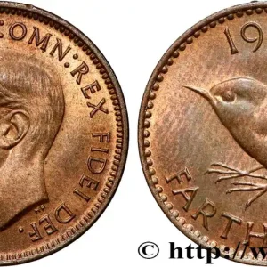 Seulement Aujourd’hui ROYAUME-UNI 1 Farthing Georges VI 1951 fwo_852460 Monde
