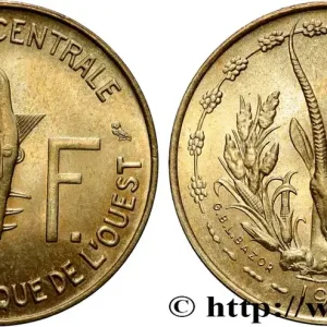 ÉTATS DE L'AFRIQUE DE L'OUEST (BCEAO) 5 Francs BCEAO 1971 Paris fwo_852466 Monde Promotion Saisonnière
