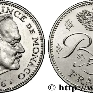 Soldes MONACO 5 Francs Rainier III 1976 Paris fwo_861595 Monde