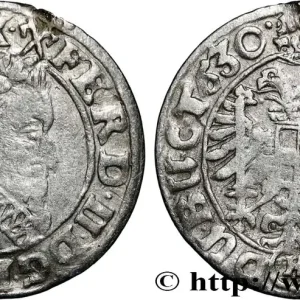 AUTRICHE - BOHÊME - FERDINAND II DE HABSBOURG Groschen ou 3 kreutzer 1630 Breslau fwo_861617 Monde Réduction