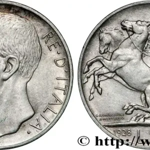 Certifié ITALIE - ROYAUME D'ITALIE - VICTOR-EMMANUEL III 10 Lire - type tranche *FERT* 1928 Rome fwo_858144 Monde