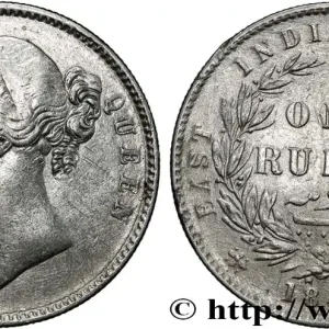 Top Vente INDES BRITANNIQUES 1 Roupie East India Company Victoria 1840 Bombay fwo_858916 Monde