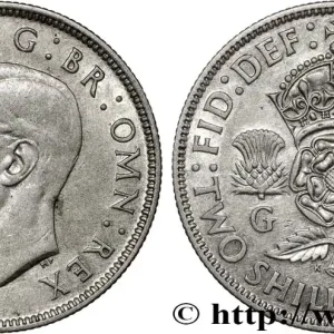 Petit Prix ROYAUME-UNI 1 Florin (2 Shillings) Georges VI 1942 fwo_812987 Monde