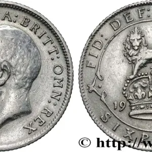 Offre Limitée ROYAUME-UNI 6 Pence Georges V 1916 fwo_818135 Monde
