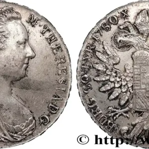 Haute Qualité AUTRICHE 1 Thaler Proof (REFRAPPE) Marie-Thérèse 1780 Vienne fwo_822367 Monde