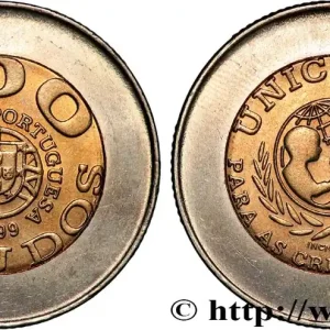 PORTUGAL 100 Escudos UNICEF 1999 fwo_824572 Monde Usine Directe
