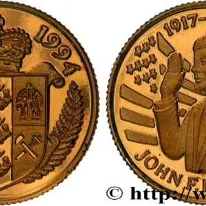 NIUÉ 25 Dollars Proof John F.Kennedy 1994 fwo_829496 Monde Dernier Modèle