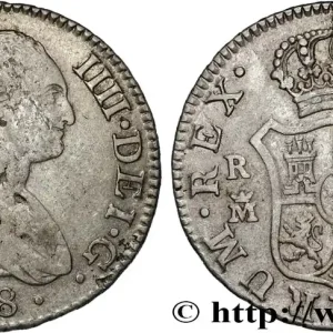 Dernier Modèle ESPAGNE - ROYAUME D'ESPAGNE - CHARLES IV 2 Reales 1808 Madrid fwo_829993 Monde