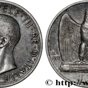 ITALIE 5 Lire Victor Emmanuel III 1927 Rome fwo_834080 Monde Bon Plan