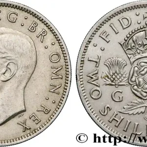 ROYAUME-UNI 1 Florin (2 Shillings) Georges VI 1951 fwo_834148 Monde Paiement Sécurisé