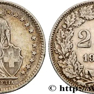 Paiement Sécurisé SUISSE 2 Francs Helvetia 1920 Berne - B fwo_834151 Monde