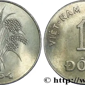 Expédition Rapide VIET NAM SUD 1 Dong “Viêt-Nam Cong Hòa” (République du Viet Nam) / épis de riz 1964 fwo_837503 Monde