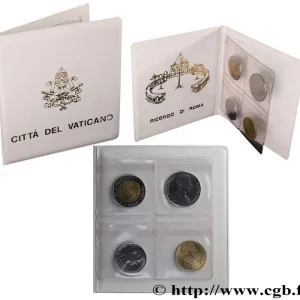 VATICAN ET ÉTATS PONTIFICAUX Série 4 monnaies Jean-Paul II an X 1988 Rome fwo_838102 Monde Promotion Saisonnière