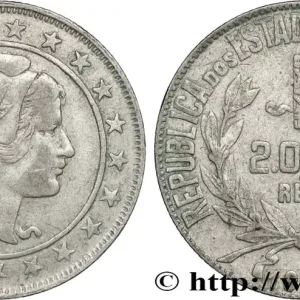 BRÉSIL 2000 Reis “Liberté” 1934 fwo_846457 Monde Must-Have