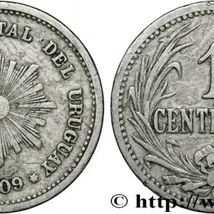 URUGUAY 1 Centesimo soleil 1909 Paris - A fwo_847769 Monde Quantité Limitée