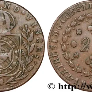 Petit Prix BRÉSIL 20 Réis Pierre Ier du Brésil 1826 Rio de Janeiro fwo_847983 Monde