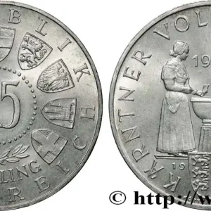 AUTRICHE 25 Schilling 40e anniversaire du plébiscite de la Carinthie 1960 fwo_848103 Monde Fait Main