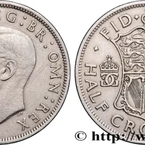 ROYAUME-UNI 1/2 Crown Georges VI 1951 fwo_852432 Monde Commander Vite