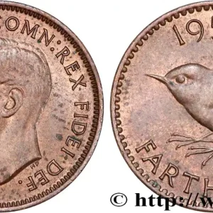 ROYAUME-UNI 1 Farthing Georges VI 1951 fwo_852458 Monde Produit De Marque