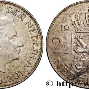 Édition Limitée PAYS-BAS 2 1/2 Gulden Juliana 1962 Utrecht fwo_854687 Monde