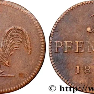 Meilleure Vente ALLEMAGNE - VILLE LIBRE DE FRANCFORT 1 Pfenning (Judenpfennig) 1822 fwo_863208 Monde