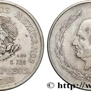 MEXIQUE 5 Pesos Miguel Hidaldo y Costilla / aigle 1952 Mexico fwo_863288 Monde Soldes