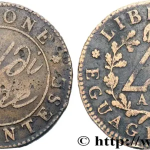 Livraison Mondiale ITALIE - RÉPUBLIQUE PIÉMONTAISE 2 Soldi Piemont an 9 1801 fwo_863290 Monde