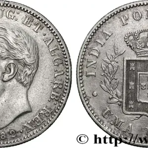 Affaire À Saisir INDE PORTUGAISE 1 Rupia (Roupie) Louis Ier 1882 fwo_862286 Monde