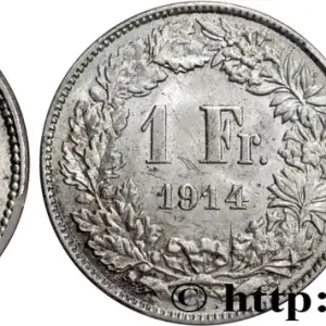 SUISSE 1 Franc Helvetia 1914 Berne fwo_862552 Monde Artisanat