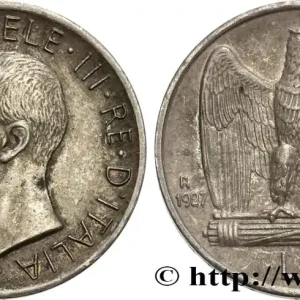 ITALIE 5 Lire Victor Emmanuel III 1927 Rome fwo_638539 Monde Livraison Mondiale