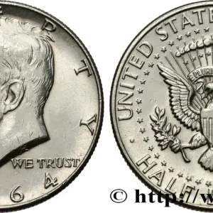 Édition Limitée ÉTATS-UNIS D'AMÉRIQUE 1/2 Dollar Kennedy 1964 Philadelphie fwo_642365 Monde