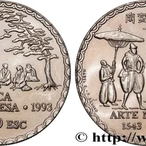 PORTUGAL 200 Escudos Art Namban, rencontre avec un jésuite au Japon 1993 Lisbonne fwo_690331 Monde Prix Cassé