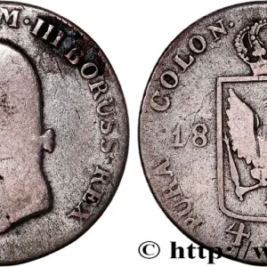 ALLEMAGNE - PRUSSE 1/6 Thaler (4 Groschen) Frédéric-Guillaume III 1805 Berlin fwo_724560 Monde Paiement Sécurisé
