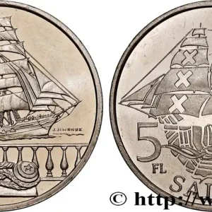 Promotion Saisonnière PAYS-BAS 5 Florins (Gulden) Proof Sail Amsterdam 2000 1995 Utrecht fwo_733494 Monde