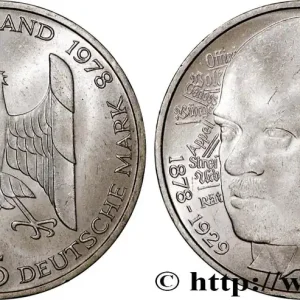 ALLEMAGNE 5 Mark Proof Gustav Stresemann 1978 Munich fwo_819646 Monde Affaire À Saisir