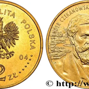 Prix Promo POLOGNE 2 Zlote aigle / l’exporateur Aleksander Czekanowski (1833-1876) 2004 Varsovie fwo_821401 Monde