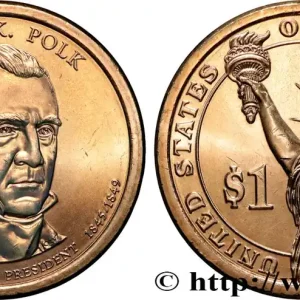 ÉTATS-UNIS D'AMÉRIQUE 1 Dollar Présidentiel James K. Polk tranche A 2009 Denver fwo_824230 Monde Meilleur Prix