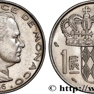 MONACO 1 Franc Rainier III 1966 Paris fwo_832118 Monde Promotion
