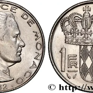 Petit Prix MONACO 1 Franc Rainier III 1982 Paris fwo_833145 Monde