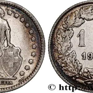 Gros Lot SUISSE 1 Franc Helvetia 1921 Berne fwo_834275 Monde